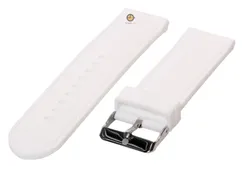 Watchstrap 22mm white silicone