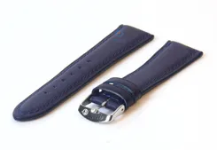 Watchstrap 18mm blue leather