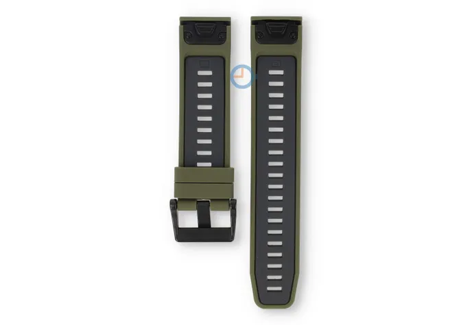 Garmin Fenix - 22mm strap - dark green/grey