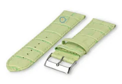 XL horlogeband van kalfsleer - 26mm - appelgroen
