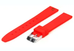 Watchstrap 16mm red silicone