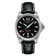 Certina Band C0328511605701A 20/18mm XL schwarzes Leder ohne Schließe