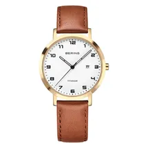 Bering Watch strap 18634-534 - Leather