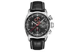Certina Band C0064141605101A 23/20mm XL schwarzes Leder ohne Schließe