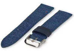18mm denim strap - blue