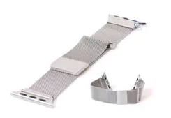 Wechselband für Apple watch 38mm - silber Mailänder