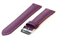 Watchstrap 18mm purple calf leather
