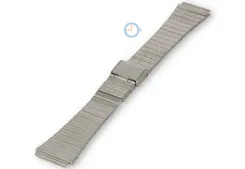 Casio 18mm bandje staal - zilver - F-91W