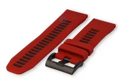 Garmin Fenix 8 - 51mm strap - dark red/grey