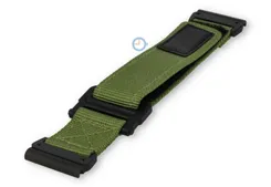 Coros nylon watch band 22mm green - velcro