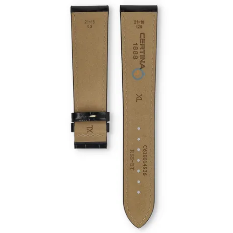 Certina Band C0016172603700A 21/18mm XL ohne Schließe Leder