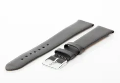 Watchstrap 18mm grey leather