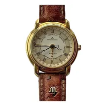 Leather strap Maurice Lacroix AD27294-5301
