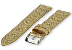 Alternative watch strap Rosefield - golden - 22mm