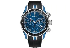 Edox Grand Ocean Chrono 10248 Uhrenarmband Schwarz