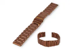 Watch strap 18mm matt steel - bronze
