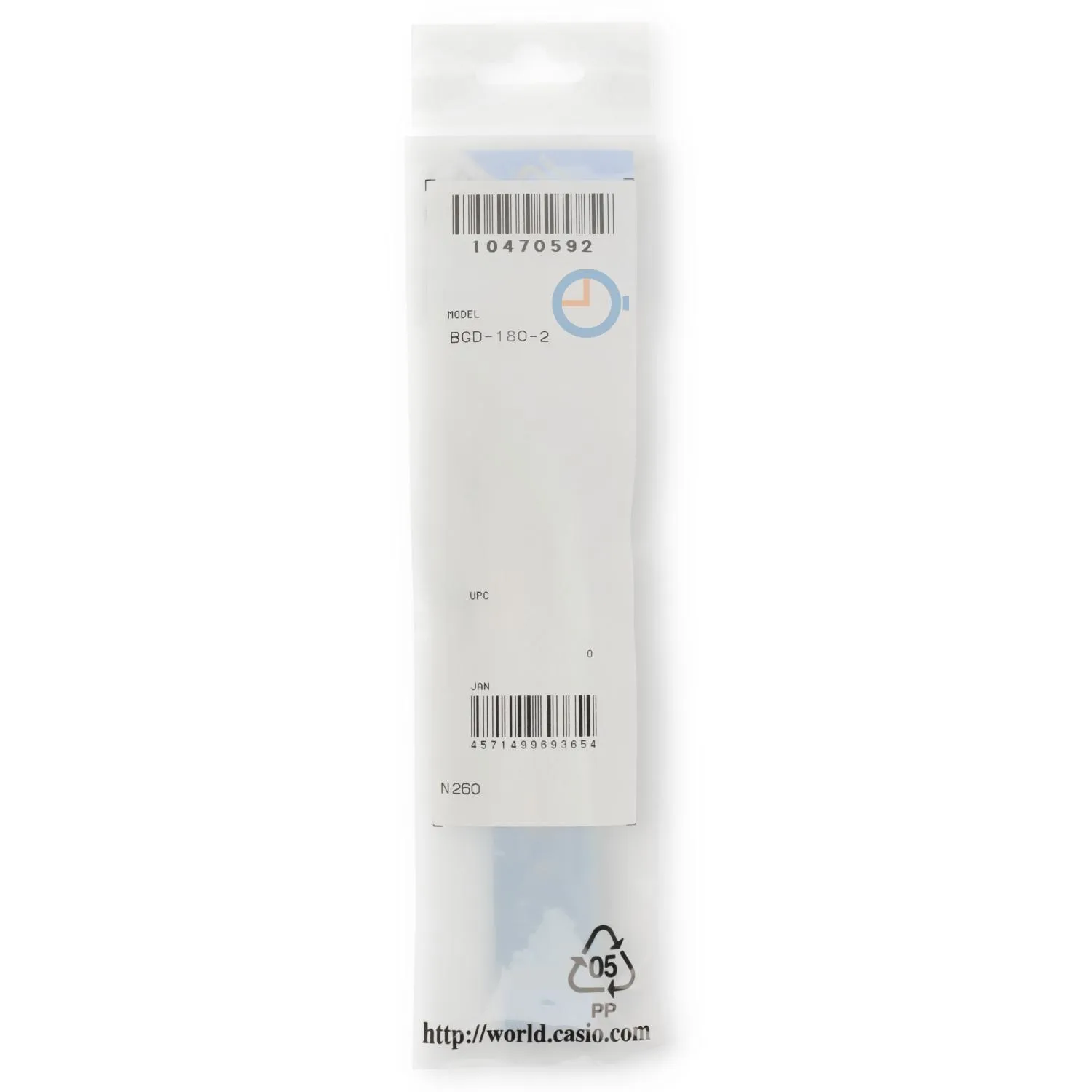 Casio Uhrenarmband BGD-180-2