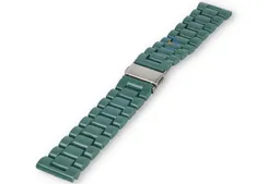 Resin watch strap 22mm - Pine-Green