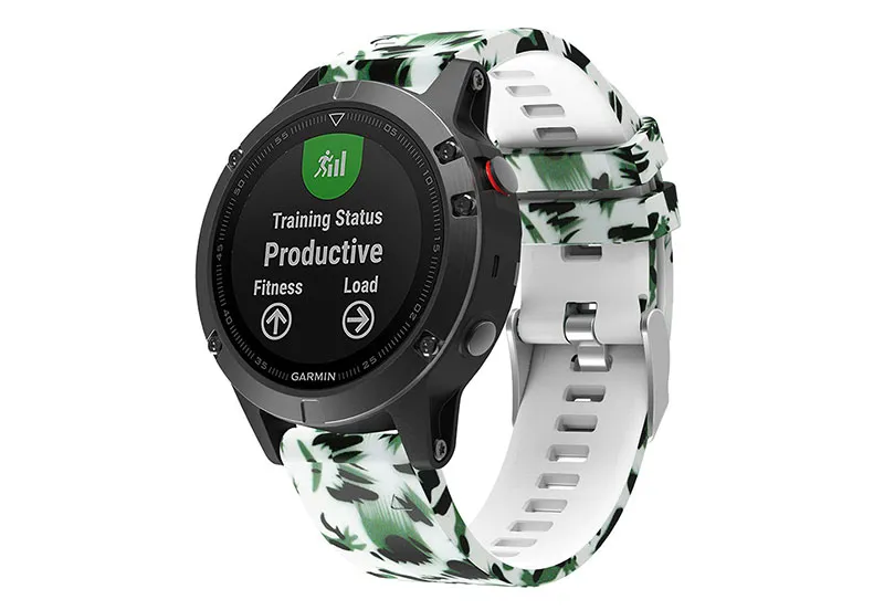 Garmin watchstrap Fenix 5/6/7 white with print