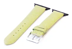 Apple Uhrenarmband Vintage Leder grün - 38/40/41/42mm