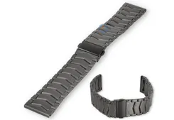 22mm V-link watch strap - gray