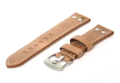 Watchstrap 18mm leather vintage brown