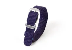 Perlon horlogeband 14mm donkerblauw