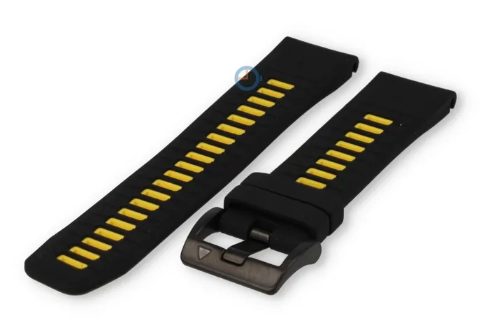 Garmin Fenix - 20mm strap - black/yellow
