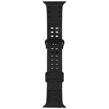 Casio style Apple watch strap - 41mm - Black