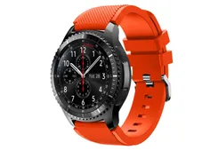 Samsung Gear S3 watchstrap dark orange