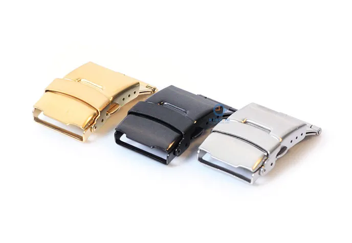 Folding clasp 18mm matt gold