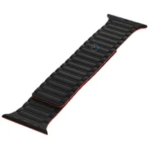 Ultraflaches Magnet Band Apple Watch 41mm - schwarz rot