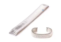 18mm Edelstahlzugband - silber