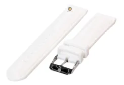 Watchstrap 18mm white silicone