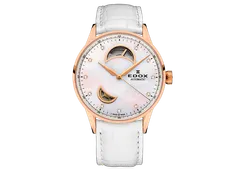 Edox Les Vauberts 85019 Uhrenarmband Grau