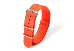 Watchstrap 20mm nylon Orange