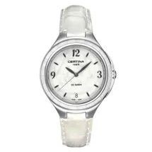 Certina Band C0182101601700A 17/14mm weiß Leder