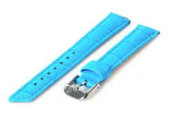 Watchstrap 16mm blue leather