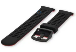 Watch strap Garmin Forerunner 265 - black/red