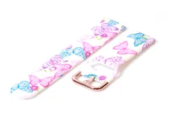 Siliconen horlogeband 20mm butterfly
