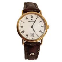 Leather strap Maurice Lacroix AR1023-YP011-110