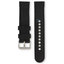 Universal 20mm leather watch strap with fabric - Pulsar