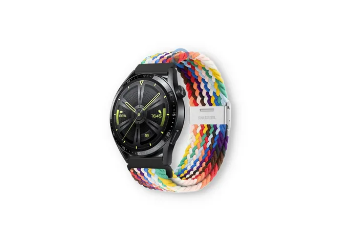 Waterproof elastisch bandje - 22mm - multicolor stof