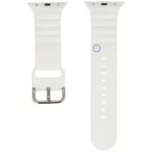 Silikon Uhrenarmband Apple Watch 45mm - weiß