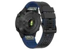 Premium strap Garmin Fenix 8 - 47mm - black/blue