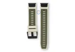 Garmin Fenix - 20mm strap - light grey/dark green