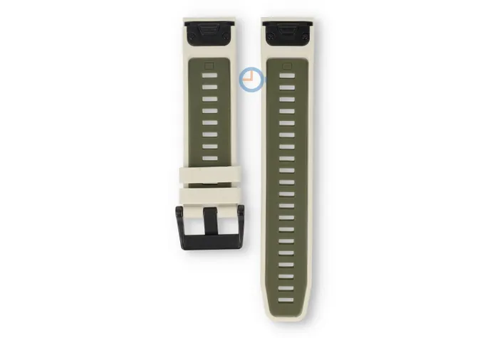 Garmin Fenix - 20mm strap - light grey/dark green