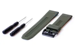 Coros watchstrap Vertix dark green