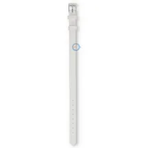 One-piece leather strap - 10mm - white