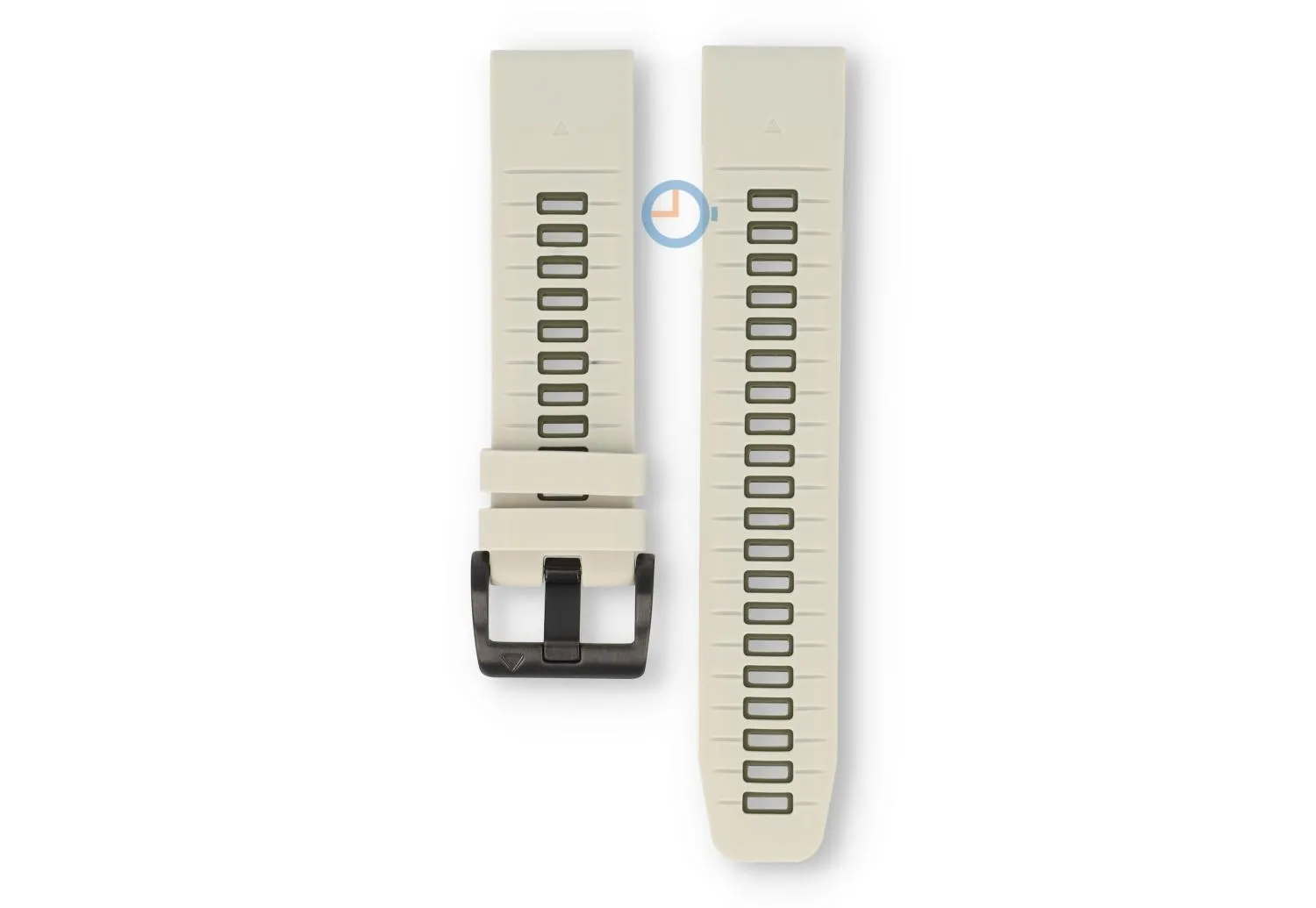 Garmin Fenix - 20mm strap - light grey/dark green